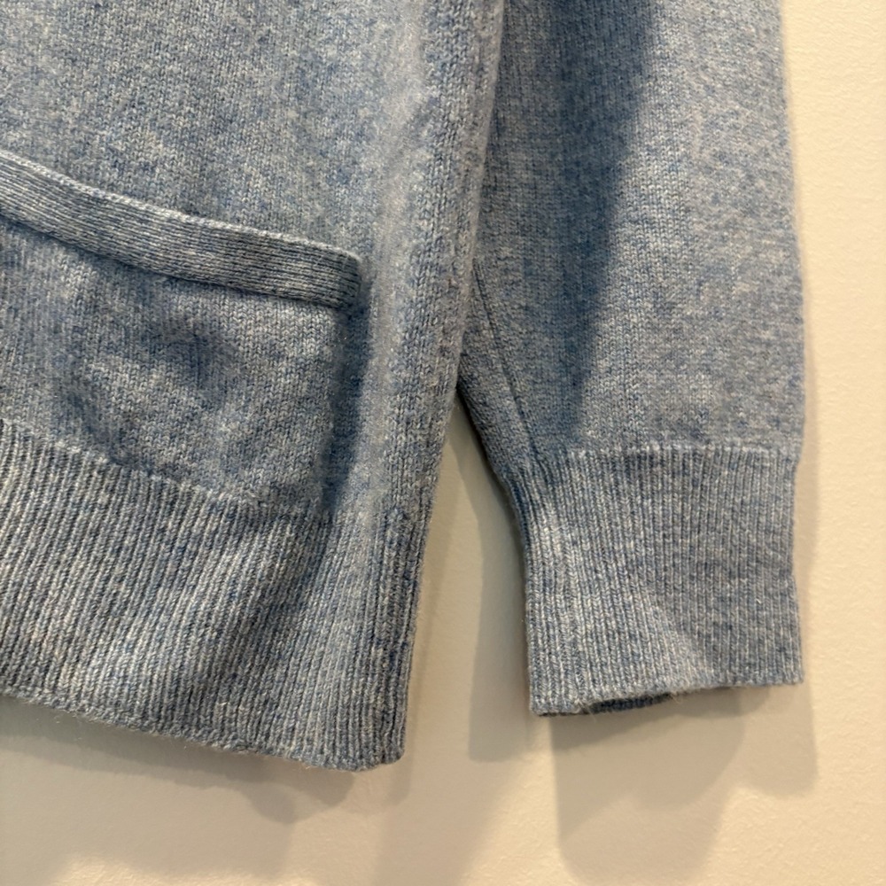 Vtg Pringle Scotland 100% Cashmere Men's Cardigan Sweater Sz M Blue - Picture 5 of 7